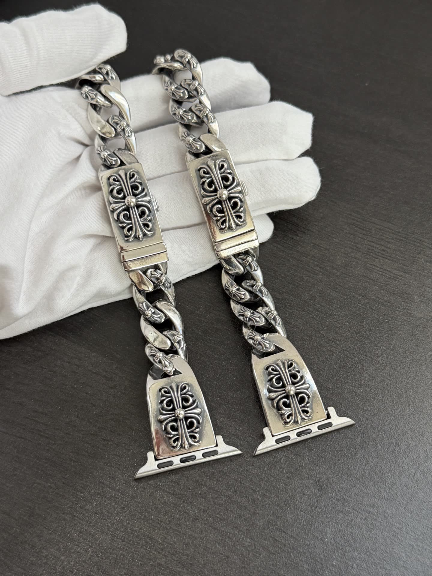 Chrome Hearts Silver Watch Band